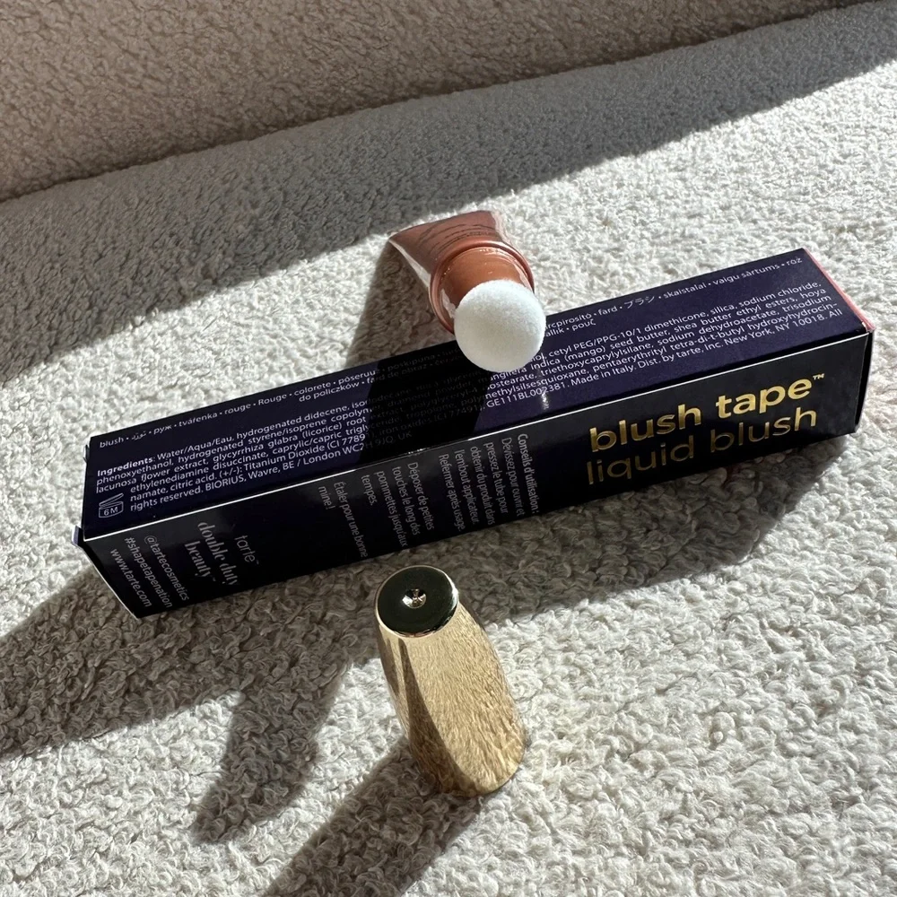 NIB Tarte Blush Tape Liquid Blush - Peach